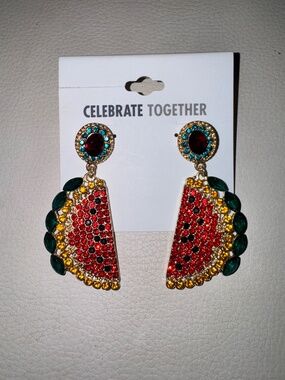 NWT - Watermelon Earrings